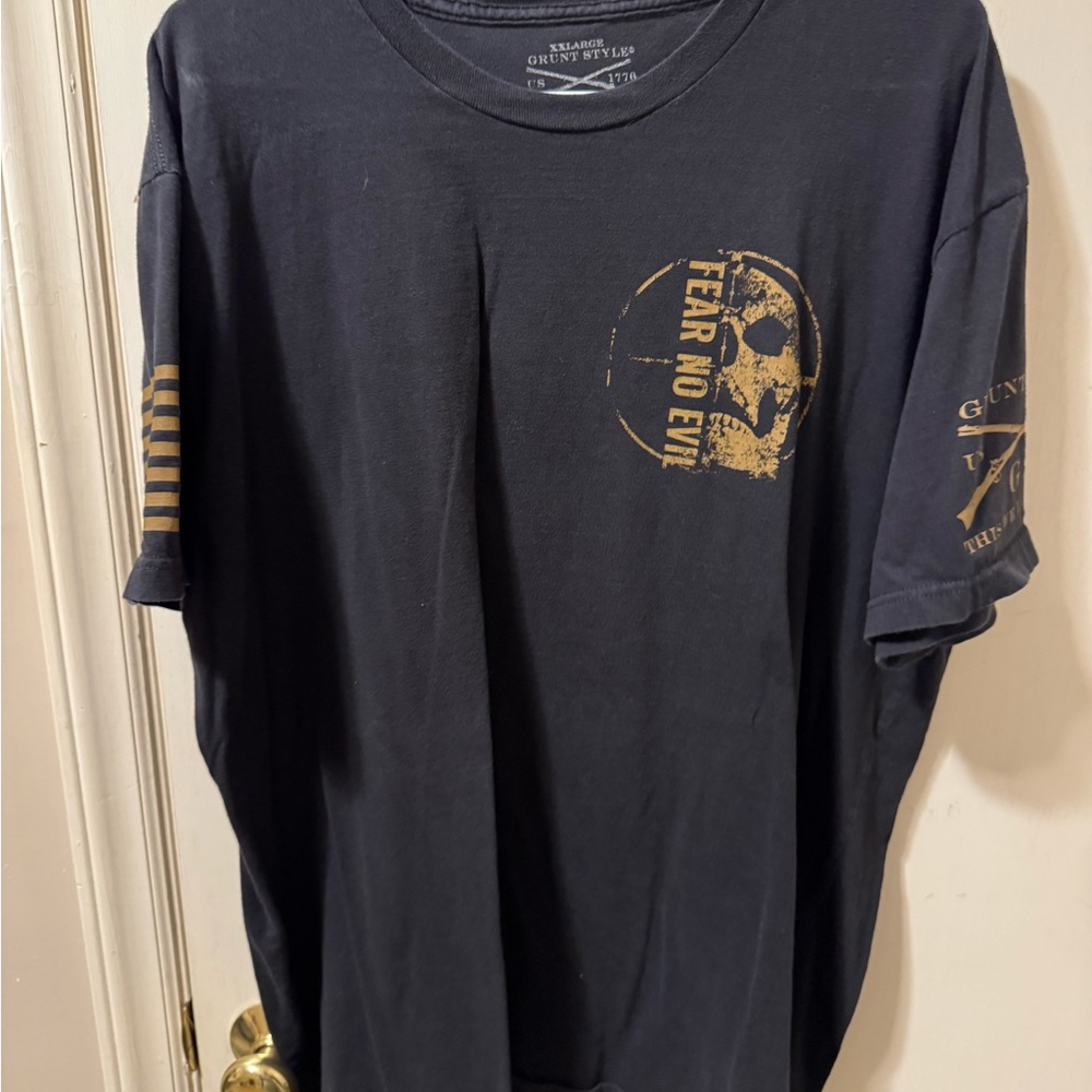 Grunt Style Black and Gold Graphic Tee